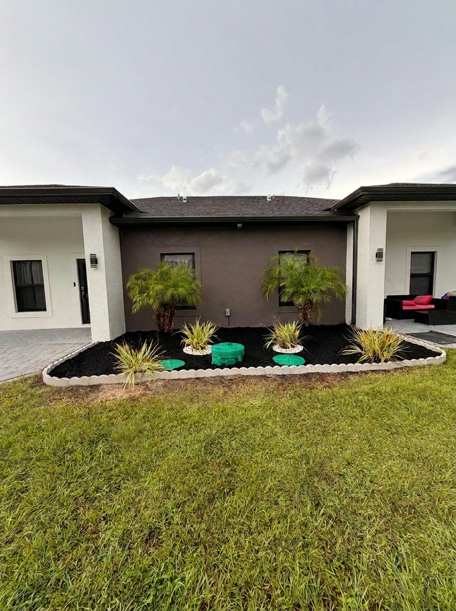 Landscaping — after